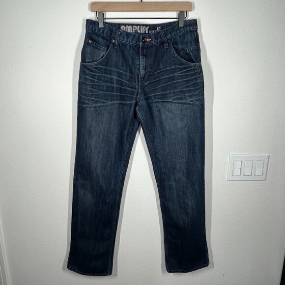 Amplify Jeans slim straight fit 32X32 Dark Wash - Picture 2 of 13